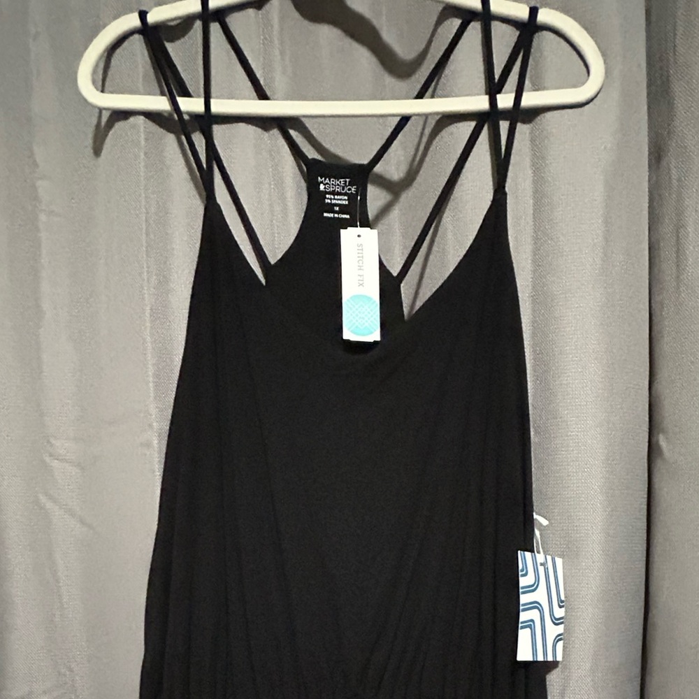 Black Knit Maxi Dress - Picture 3 of 11